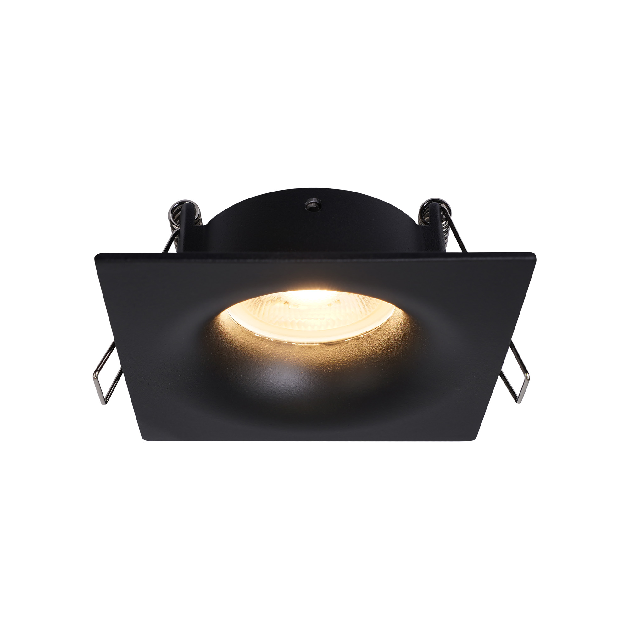 M8657  Tavira 8.5cm Recessed Spotlight Square GU10 IP54 Black